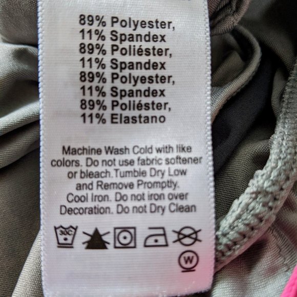 Asics NWOT Running Shorts With 4 Pockets (Grey) - Picture 4 of 8